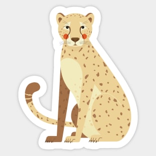 Cheetah, African Wildlife Sticker